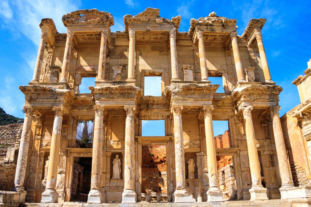 İzmir Havalimanı Efes transfer - Efes Antik Kenti Celsus Kütüphanesi